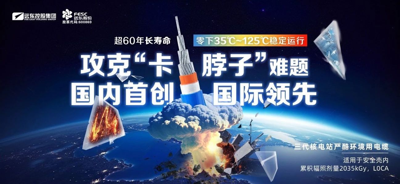 遠東電纜40年硬核巨獻 Vol.4 | 全系列核級電纜